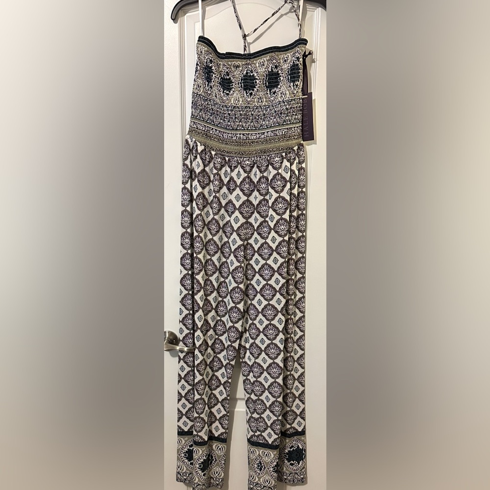 NWT Hale Bob Cemal Diamond Jumpsuit - Size Medium
